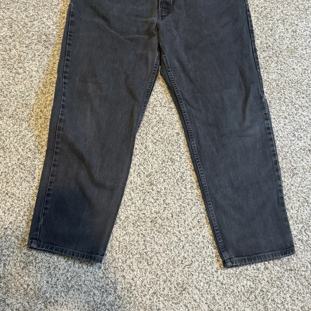 Levi's 550 Relaxed Fit Jeans Mens 38x30 Vintage Made in USA Black Baggy Y2K
